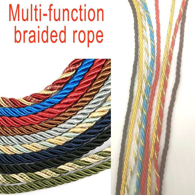 Cord Trim Twisted - 3mm 10m Corda intrecciata Corda Trim