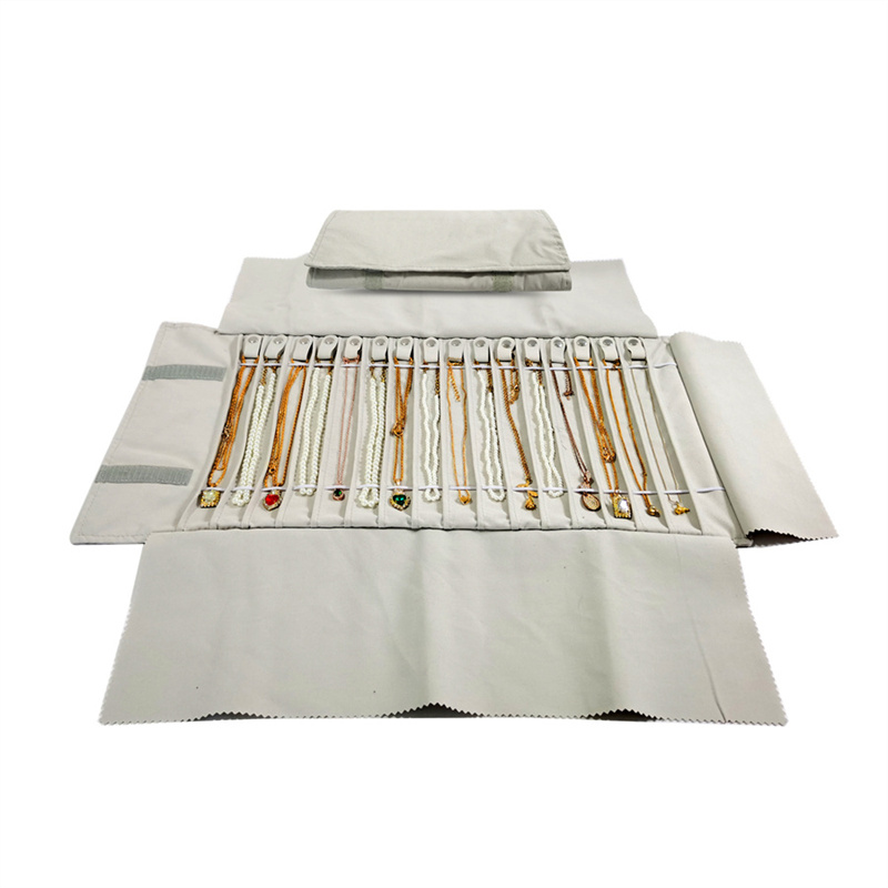 Velvet Ribbon Roll - Nuova borsa portaoggetti per collane Custodia