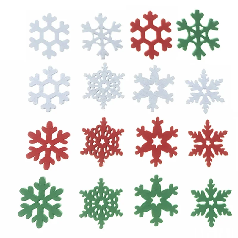 Christmas Craft Embellishment - 50 Pezzi di Fettine di Legno