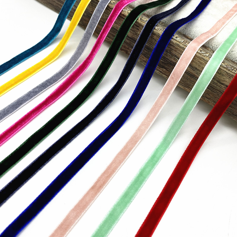 Velvet Ribbon Roll - Nastro di velluto da 6-38 mm