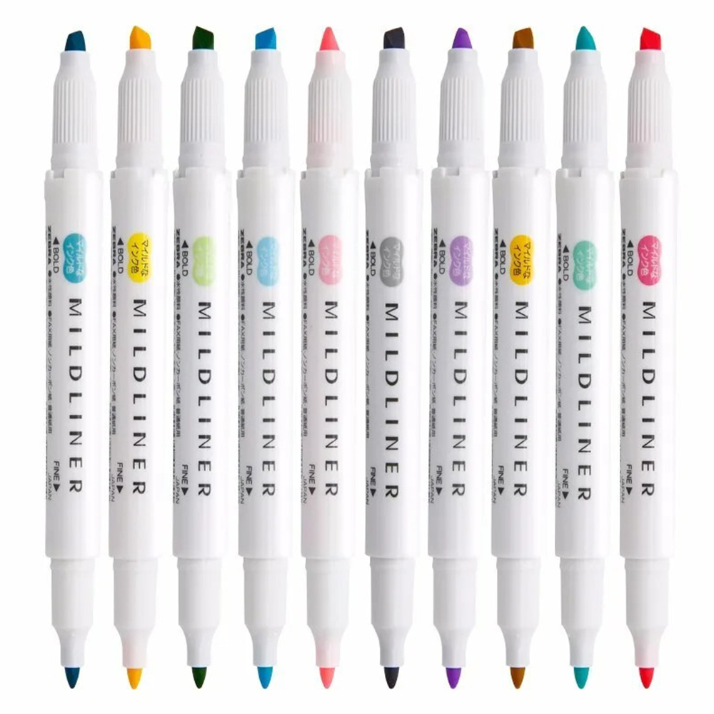 35 colori ZEBRA Mildliner High - Zebra Pen Mildliner recensione e prezzo