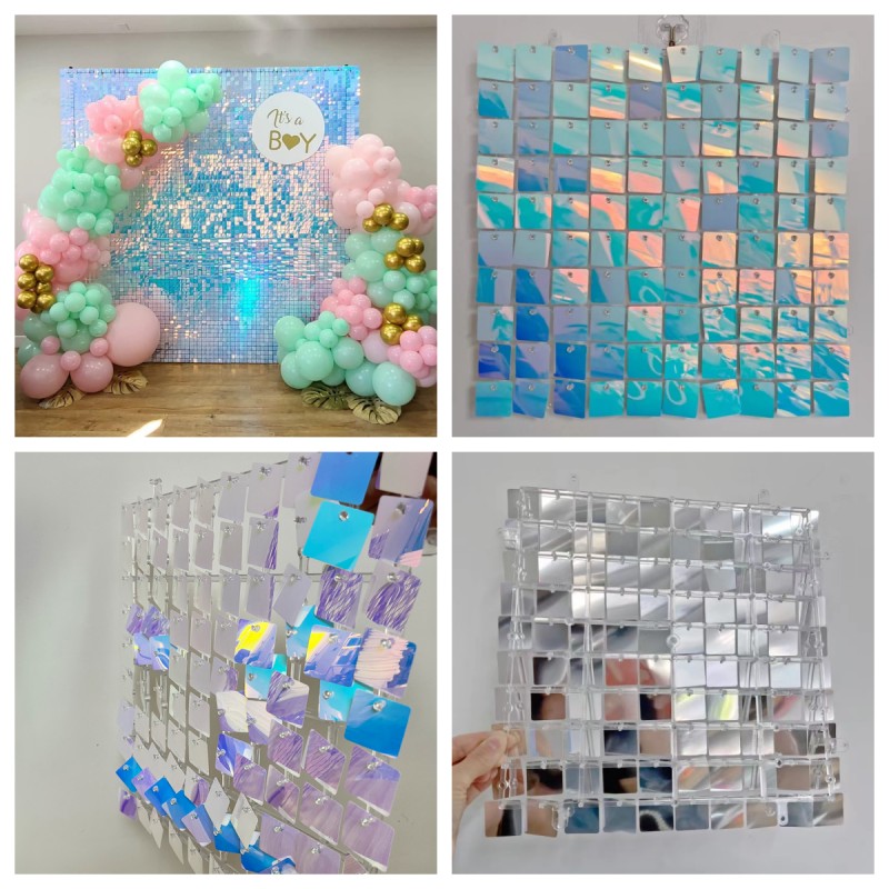 18 pezzi pannello con paillett - Sequin Fabric Panel recensione e prezzo