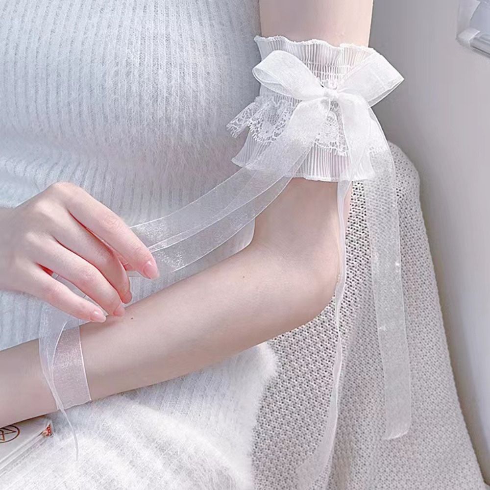 Manicotti a Ruche in Pizzo Sti - Lace Ribbon Trim recensione e prezzo