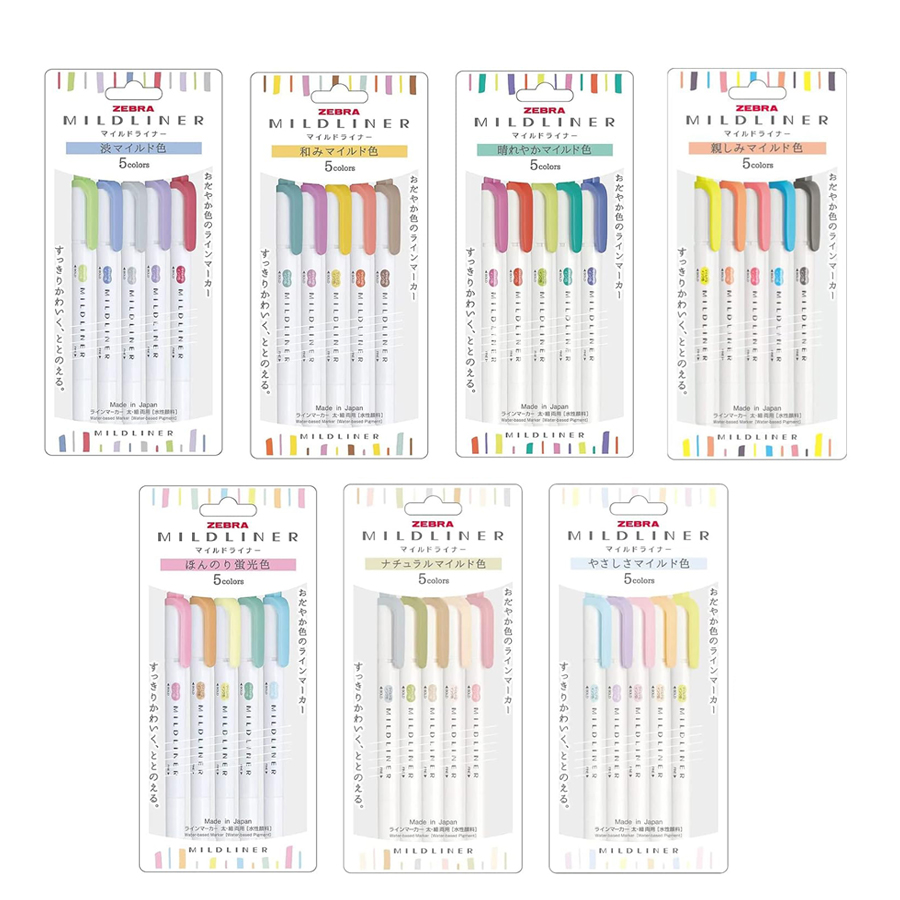 Zebra Full 35/25 Colori Mildli - Zebra Pen Mildliner recensione e prezzo