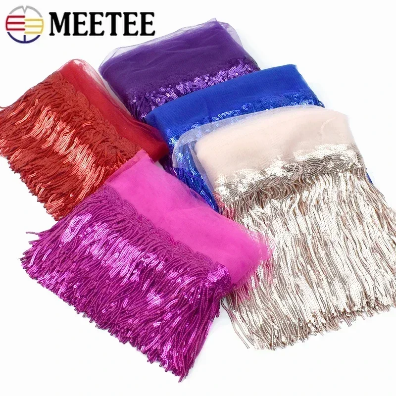 2/5/10Yards ricamo di paillett - Fringe Ribbon Sewing recensione e prezzo