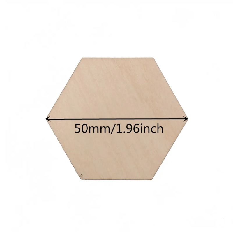 10-120mm Fette vuote esagonali - Christmas Craft Embellishment recensione e prezzo
