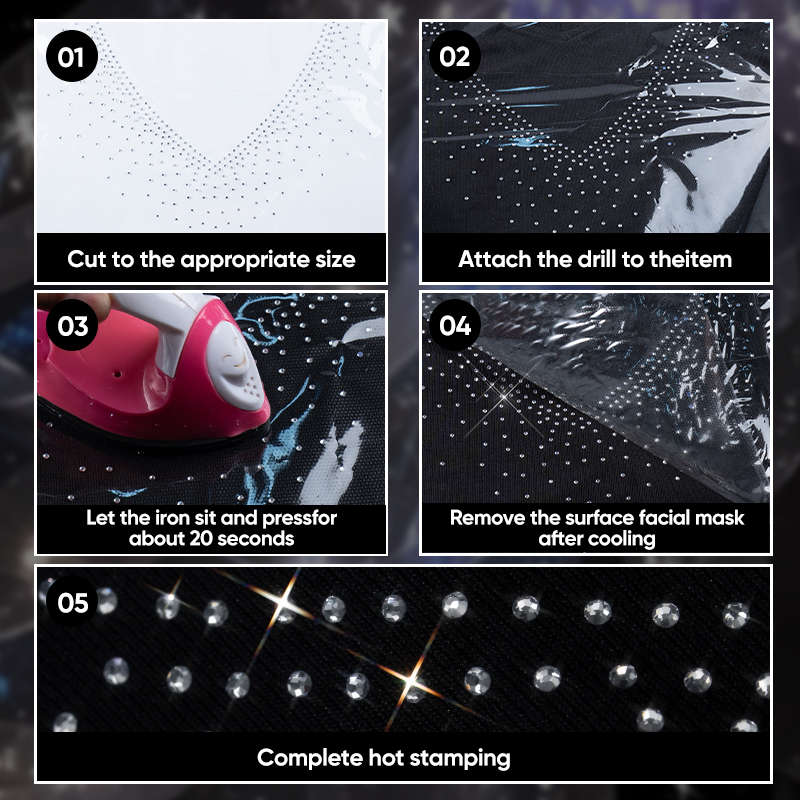 QIAO 1/2/4/6 Pezzi Adesivi Ter - Glitter Vinyl Roll recensione e prezzo