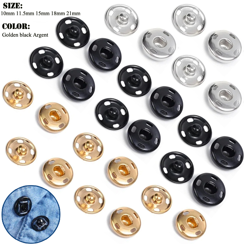 10/50 Set 8-10mm Bottoni autom - Iron On Stud Set recensione e prezzo