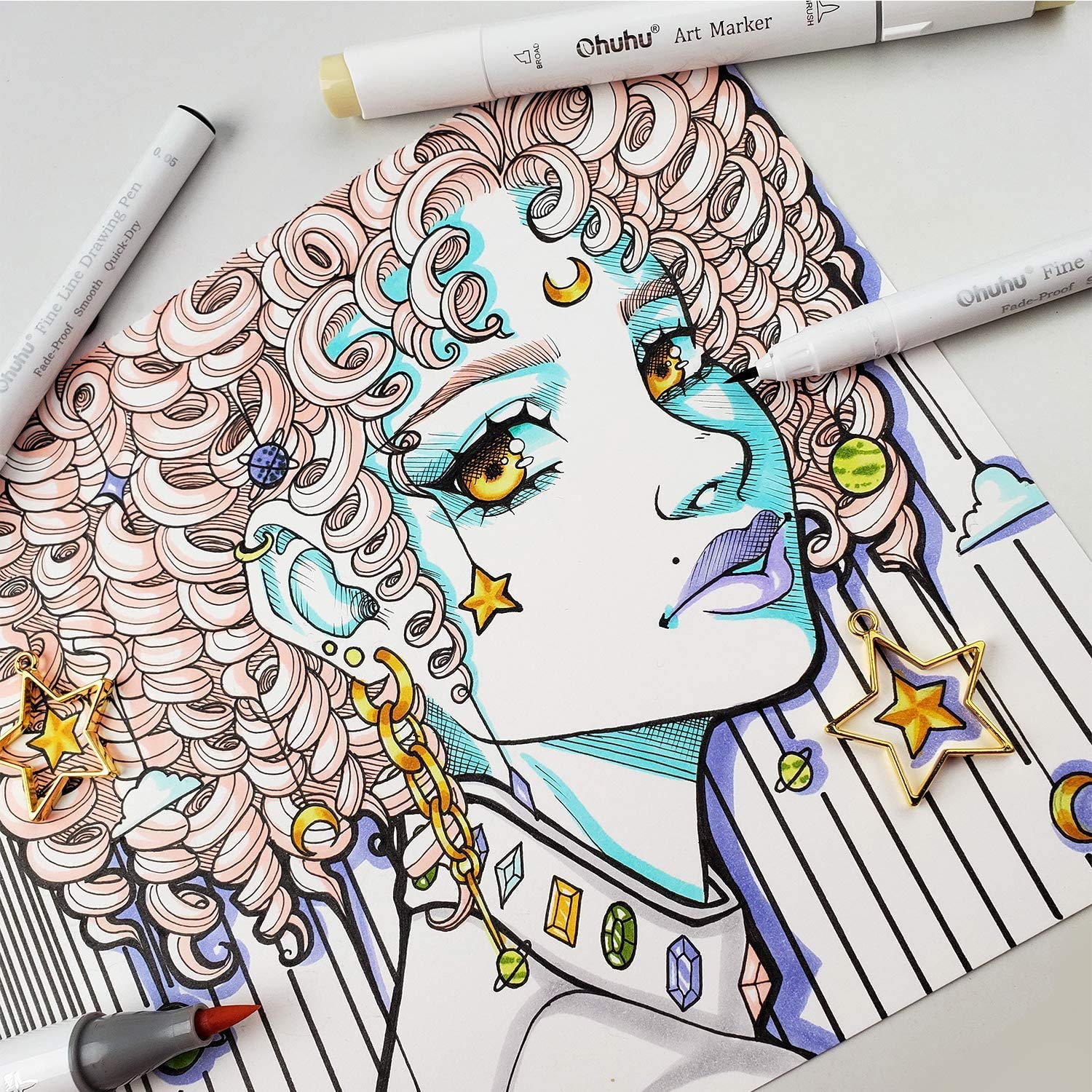 Ohuhu Micro Pen Fineliner Penn - Copic Marker Sketch recensione e prezzo